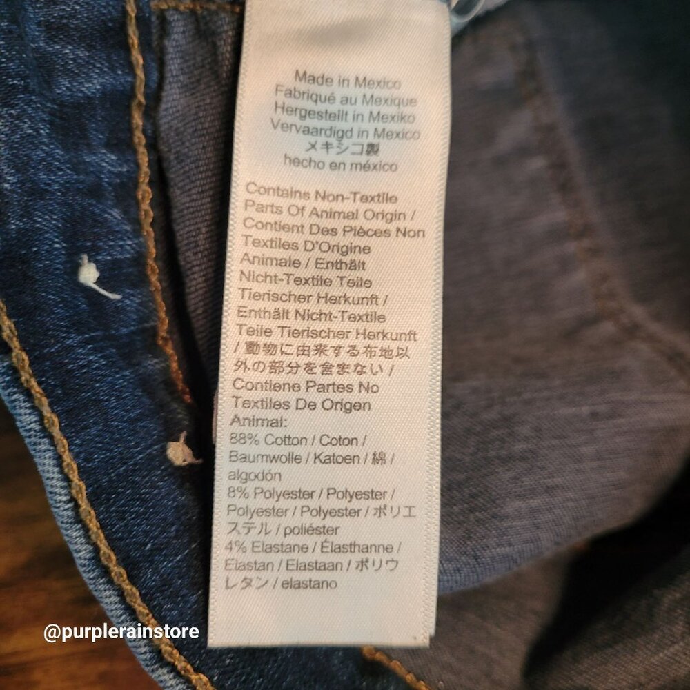 Madewell Jeans 28 Skinny 10" High Rise Hayes Wash F4684 Tummy Control Stretch - Picture 6 of 12